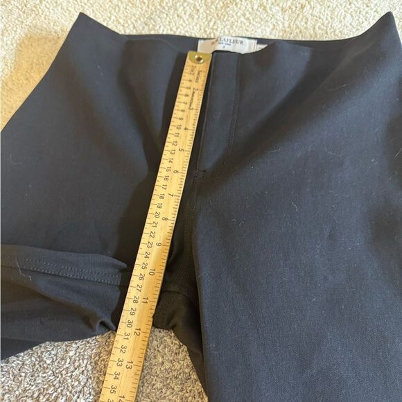 M M Lafleur Pants Womens Sz 4 Black straight stretch Italian cotton Blend - Picture 6 of 10